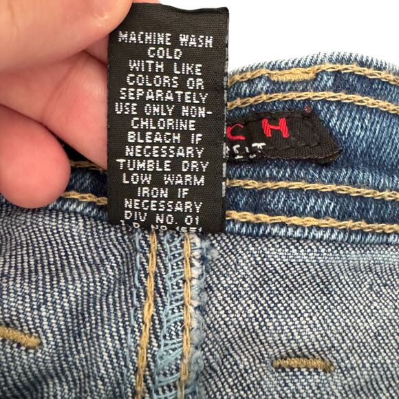 Gloria Vanderbilt Stretch Jeans Women’s 16 Medium Blue Denim High Rise Tapered - Picture 10 of 13